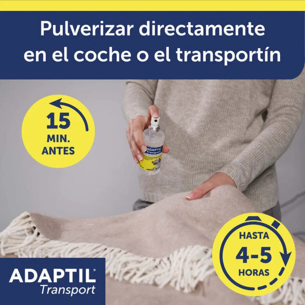 Adaptil Transport Spray Antiestrés para Perros 60 ml - Viajes, Transporte, Veterinario - Image 5