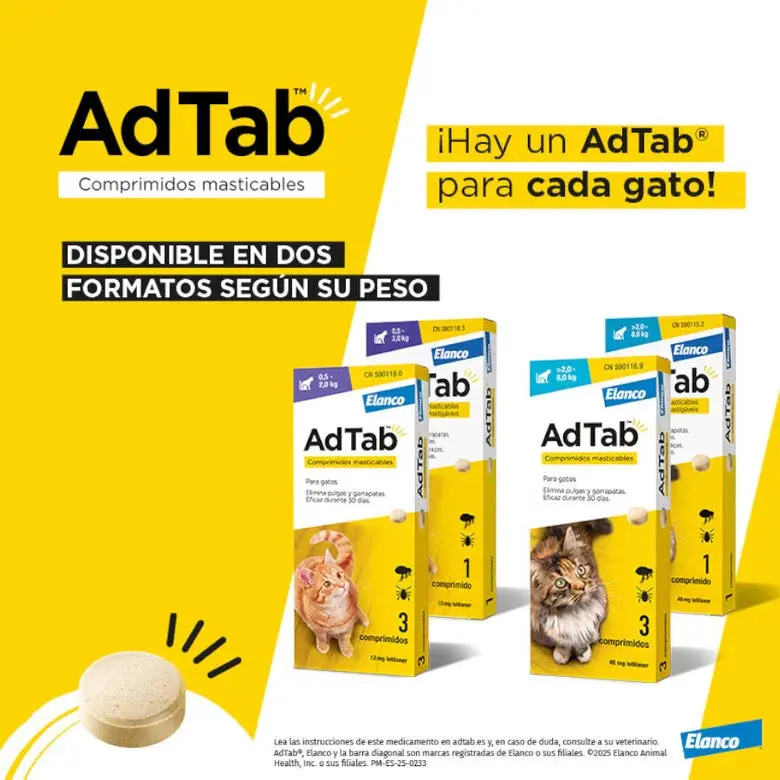AdTab Comprimido Masticable Antiparasitario para Gatos (1 ud) - Image 5