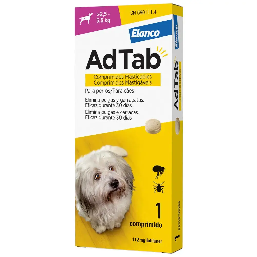 AdTab Comprimido Masticable Antiparasitario para Perros (1 ud) - Image 10