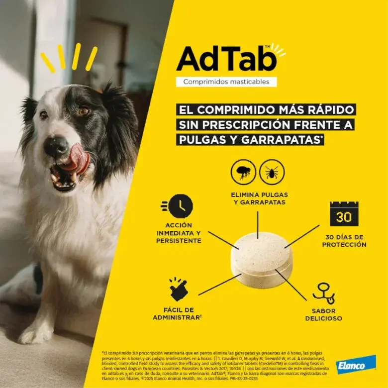AdTab Comprimido Masticable Antiparasitario para Perros (1 ud) - Image 8