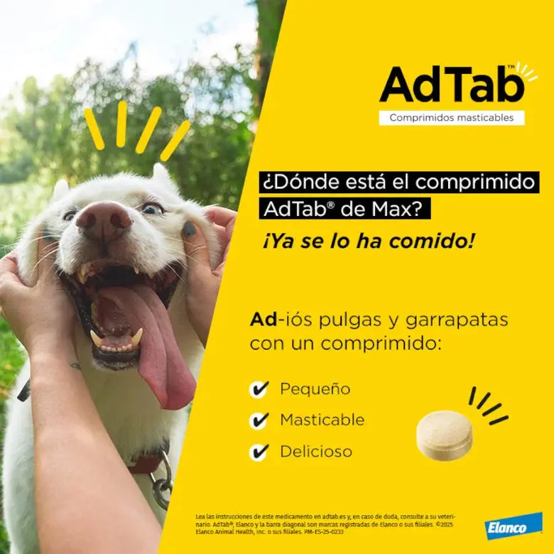 AdTab Comprimido Masticable Antiparasitario para Perros (1 ud) - Image 7