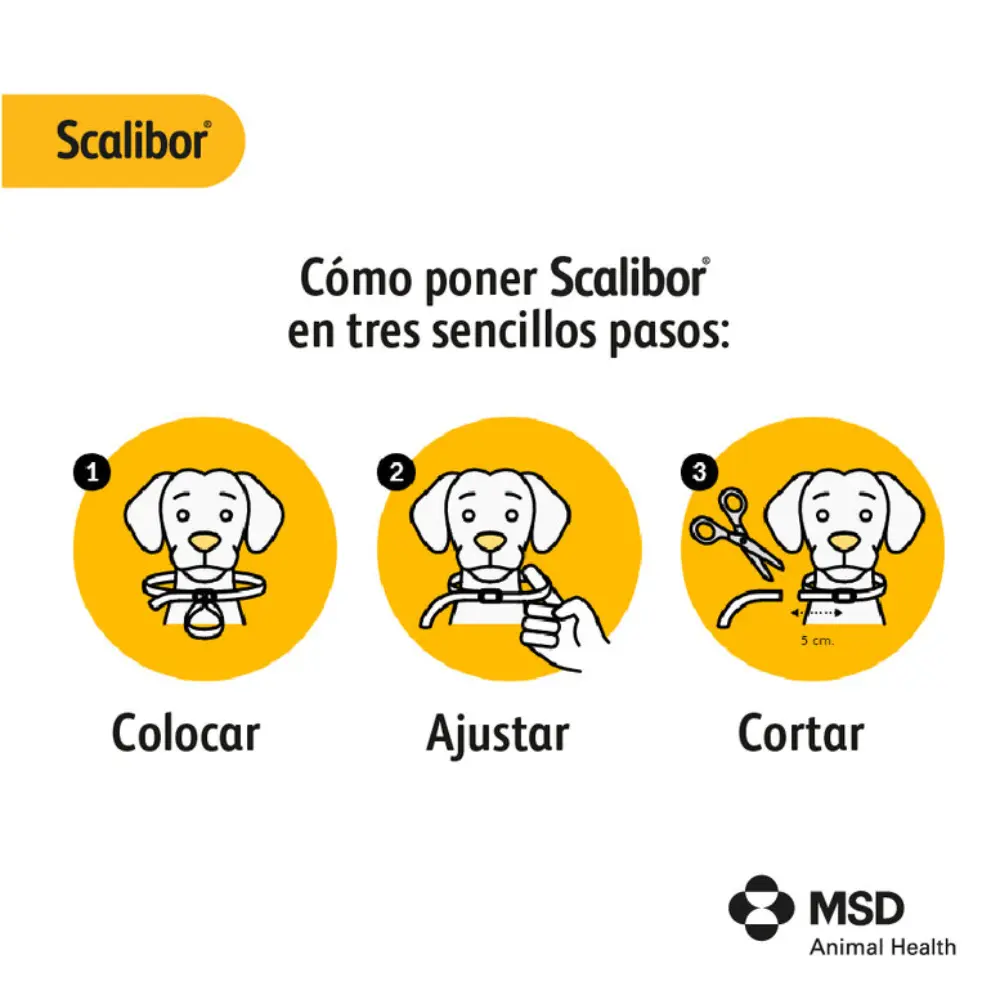 Scalibor Collar Antiparasitario para Perros | 12 Meses de Protección | Mosquitos, Pulgas y Garrapatas - Image 3