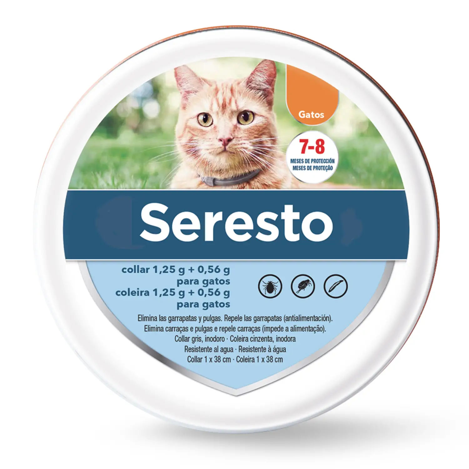 Seresto Collar Antiparasitario para Gatos Protege contra Garrapatas, Pulgas y Larvas - Image 3