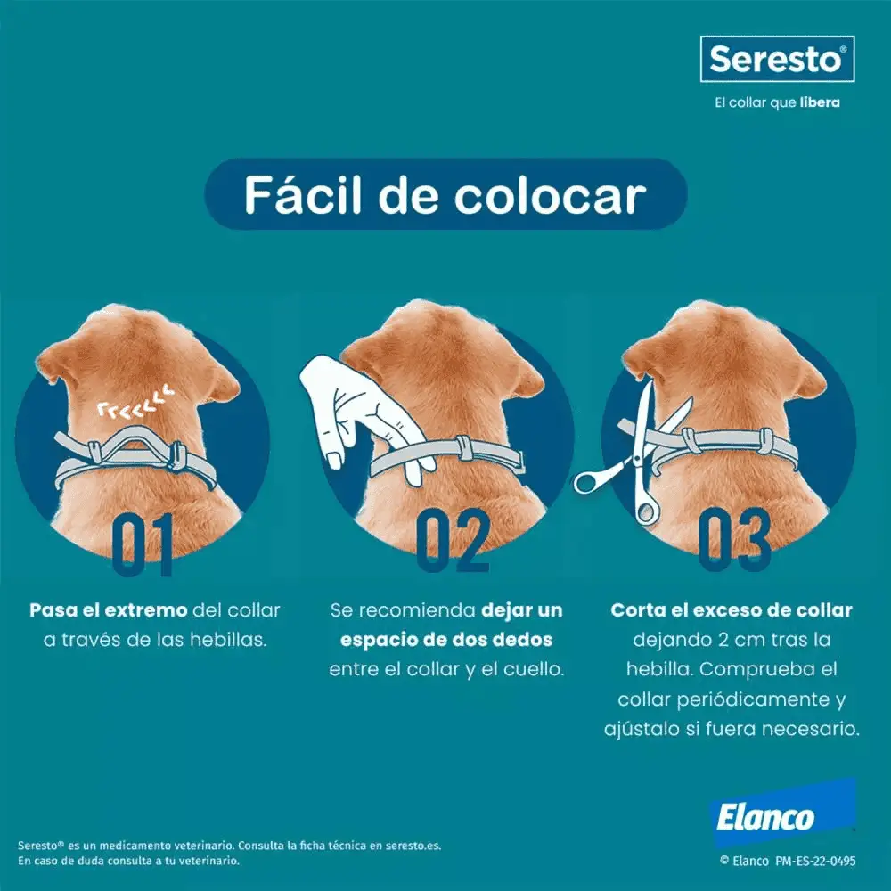 Seresto Collar Antiparasitario para Perros Protección contra Pulgas, Garrapatas, Piojos y Mosquito - Image 7