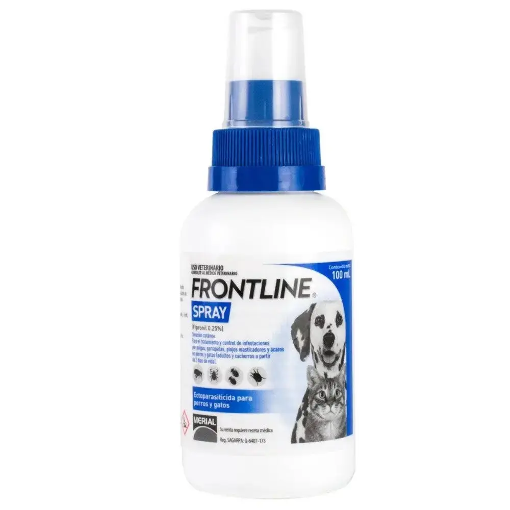 Frontline Spray Antiparasitario para Perros y Gatos | Elimina Pulgas, Garrapatas y Piojos - Image 5