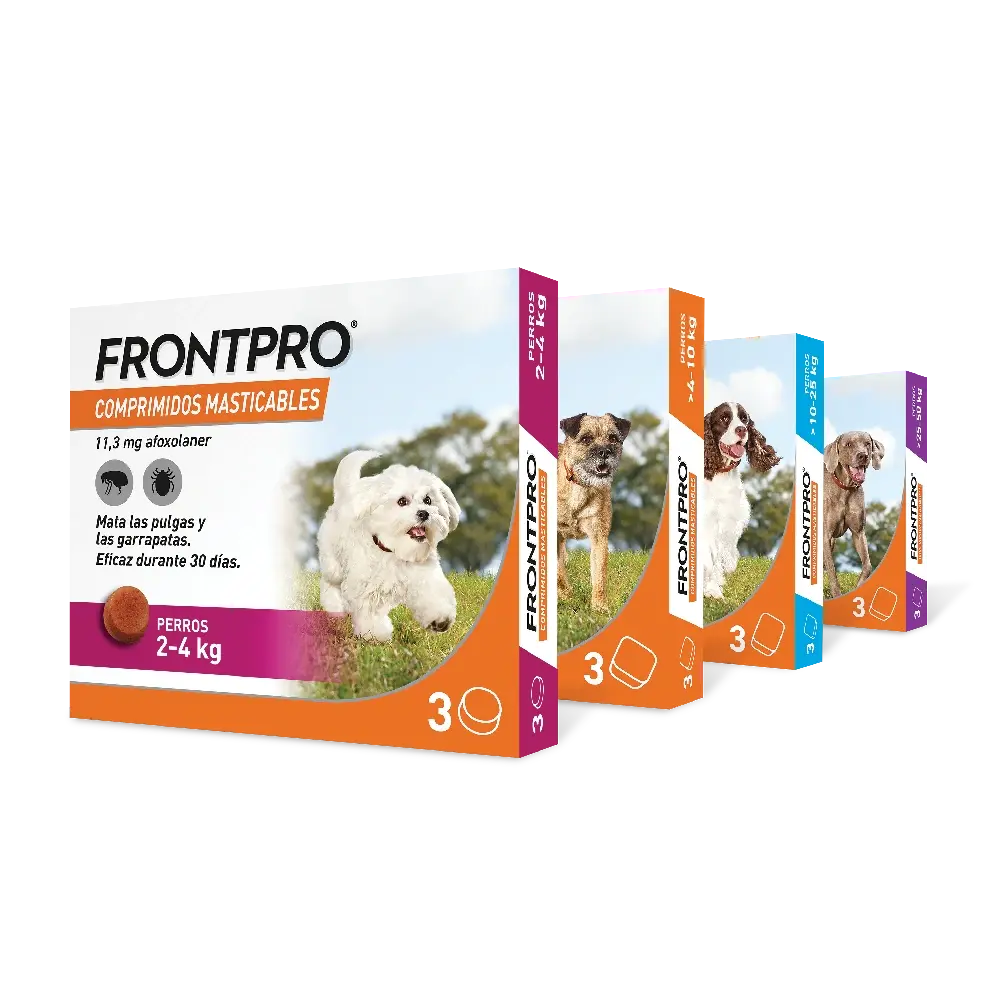 Frontpro Comprimidos Masticables Antiparasitarios para Perros 3 uds. - Image 14