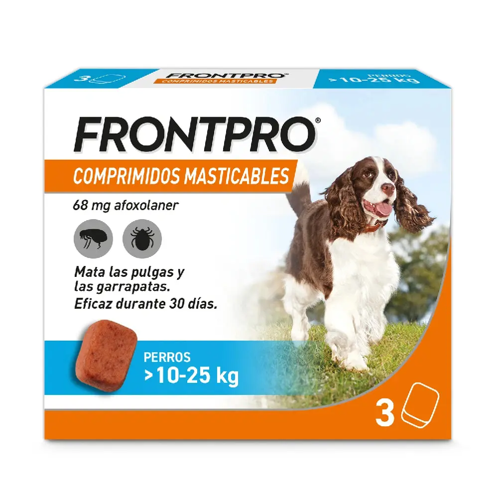 Frontpro Comprimidos Masticables Antiparasitarios para Perros 3 uds. - Image 15