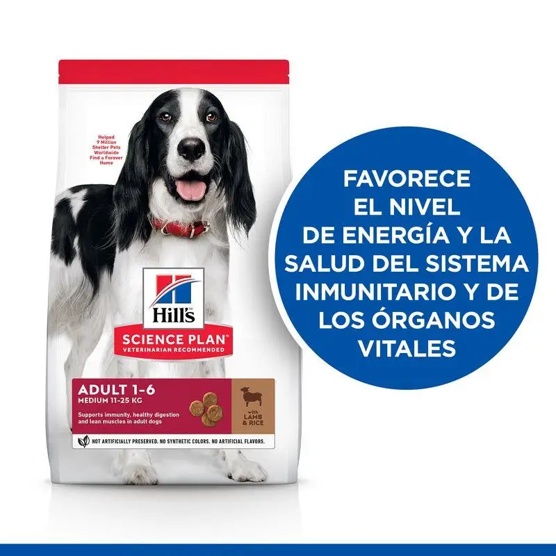 Hill'S Science Plan Adult Medium Cordero y Arroz 2,5 kg Alimento para Perros - Image 4