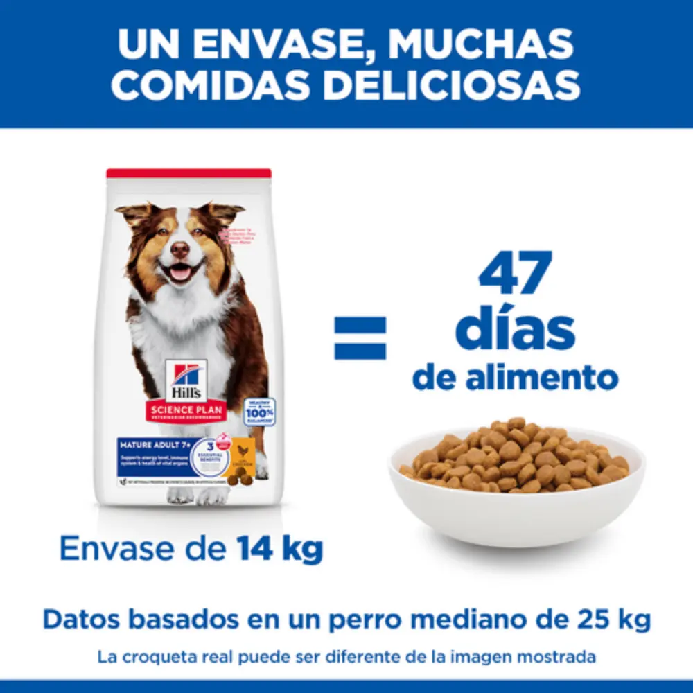 Hill'S Science Plan Mature Adult 7+ Medium Pollo 2,5 kg Alimento para Perros - Image 3