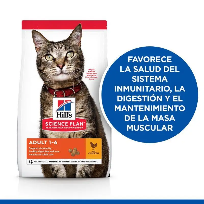 Hill'S Science Plan Adulto con Pollo 3 kg Alimento para Gatos - Image 4