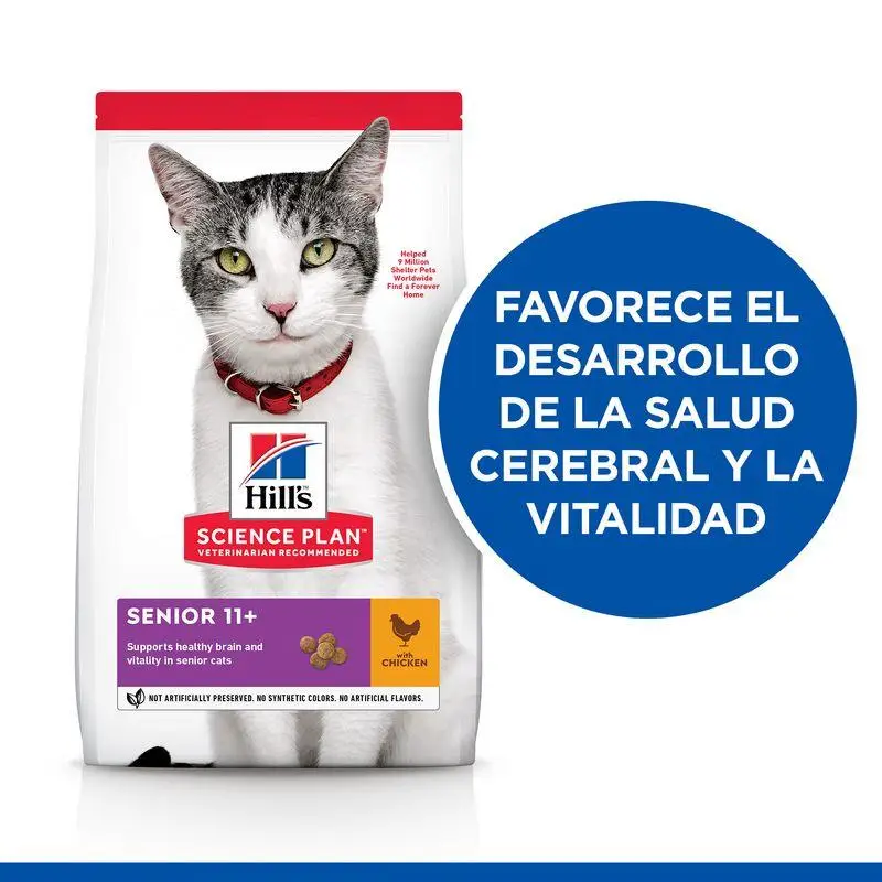 Hill'S Science Plan Senior 11+ Pollo 1,5 kg Alimento para Gatos - Image 4