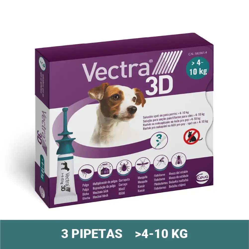 Vectra 3D Pipetas Antiparasitarias para Perros Pack 3 uds - Image 14