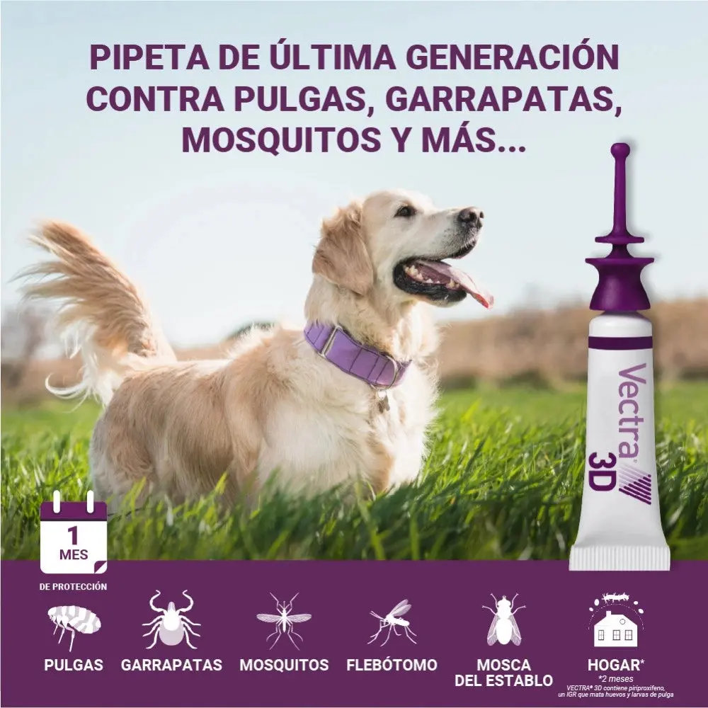 Vectra 3D Pipetas Antiparasitarias para Perros Pack 3 uds - Image 8